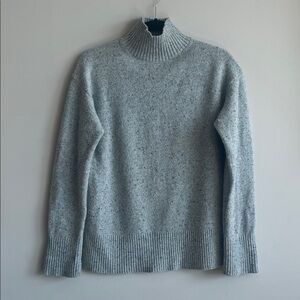 Frank & Oak Light Gray Turtleneck Sweater